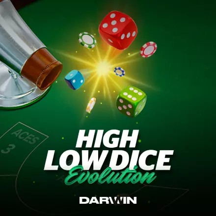 Enjoy High Low Dice Evolution by Darwin Gaming – logo hosted on le-bull.pt