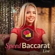 Speed Baccarat A online game logo by Evolution on le-bull.pt