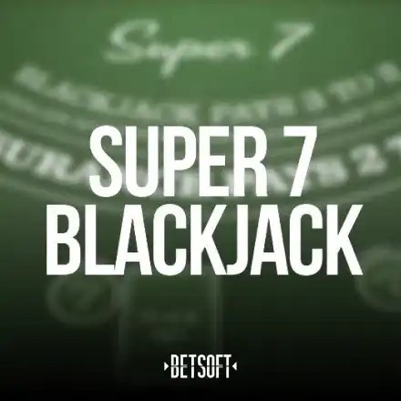 Super 7 Blackjack slot icon by Betsoft Gaming, available at LeBull Casino