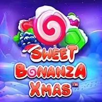 Sweet Bonanza Xmas slot visual from Pragmatic Play available on le-bull.pt